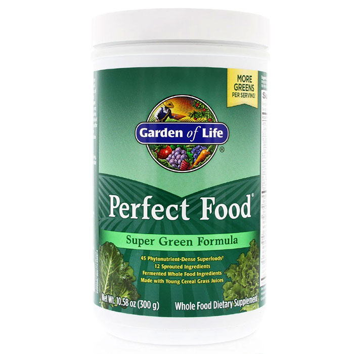 Perfect Food, Super Green Formula, 300 g (30 Servings), Garden of Life
