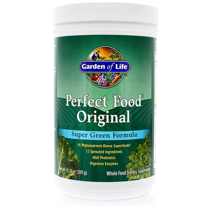 Perfect Food Original, Super Green Formula, 300 g, Garden of Life