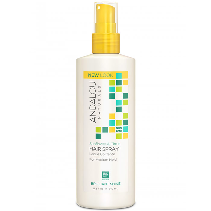 Perfect Hold Hair Spray, Sunflower & Citrus, 8.2 oz, Andalou Naturals