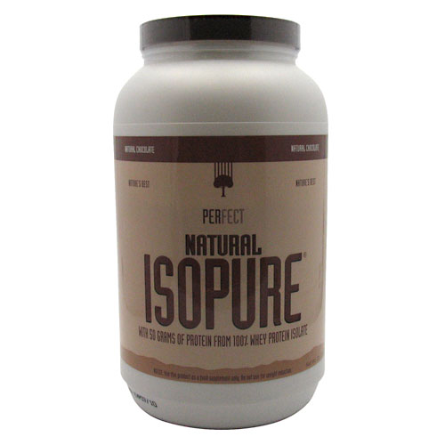 Perfect Natural Isopure, Whey Protein Isolate, 3 lb, Natures Best