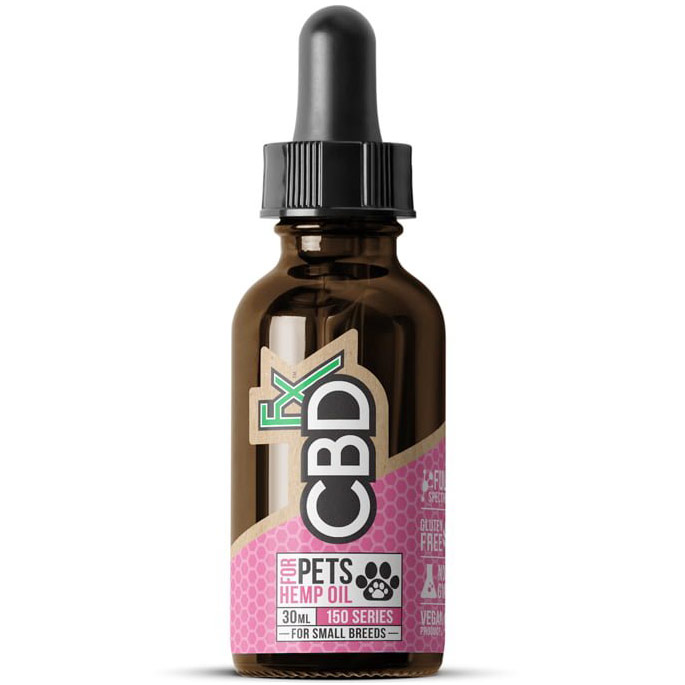 Pet CBD Hemp Oil 150 mg for Small Breeds, 30 ml, CBDfx