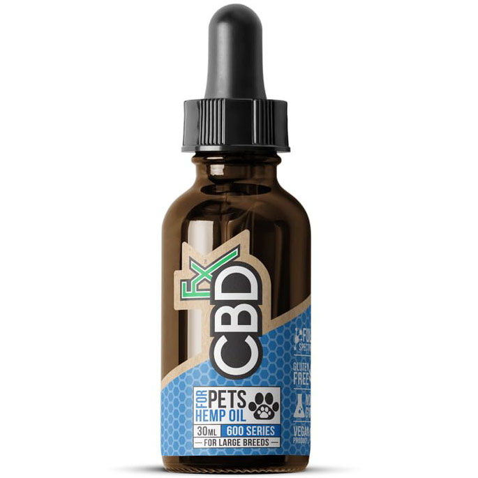 Pet CBD Hemp Oil 600 mg for Large Breeds, 30 ml, CBDfx