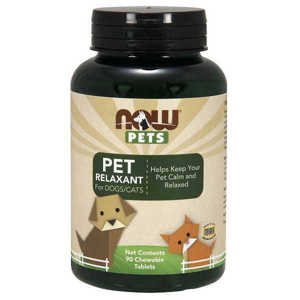 Pet Relaxant, For Cats & Dogs, 90 Chewable Tablets, NOW Foods