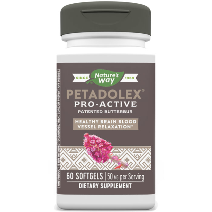 Petadolex Pro-Active, Butterbur Extract, 60 Softgels, Enzymatic Therapy