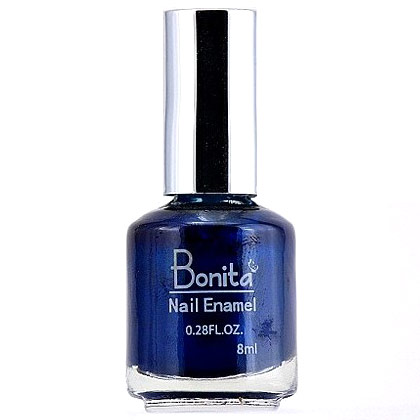 Bonita Petite Nail Enamel - Blue Lagoon, Mini Nail Polish, 0.28 oz (8 ml), Bonita Cosmetics