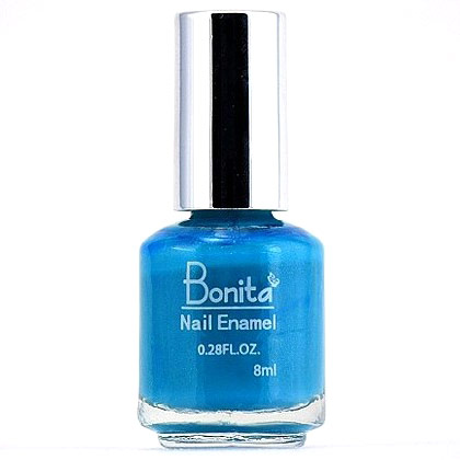 Bonita Petite Nail Enamel - Blue Savannah, Mini Nail Polish, 0.28 oz (8 ml), Bonita Cosmetics