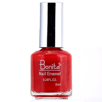 Bonita Petite Nail Enamel - Cherry Pie, Mini Nail Polish, 0.28 oz (8 ml), Bonita Cosmetics