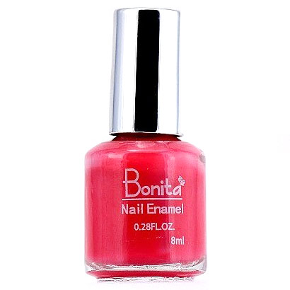 Bonita Petite Nail Enamel - Yikes Tahts Pink, Mini Nail Polish, 0.28 oz (8 ml), Bonita Cosmetics
