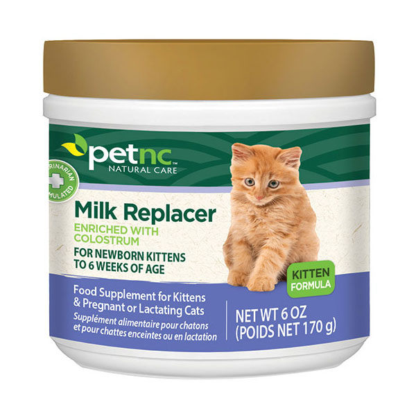 PetNC Cat Kitten Milk Replacer, Enriched with Colostrum, 6 oz, 21st Century Animal HealthCare