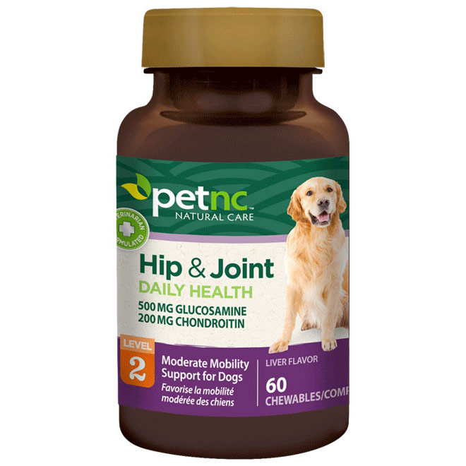 PetNC Dog Hip & Joint Daily Health Level 2, Liver Flavor, 60 Chewables, 21st Century Animal HealthCare