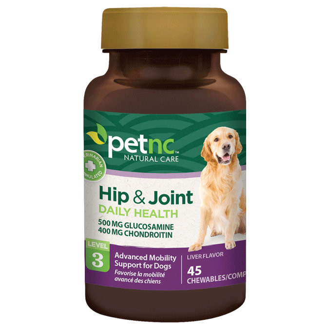 PetNC Dog Hip & Joint Daily Health Level 3, Liver Flavor, 45 Chewables, 21st Century Animal HealthCare