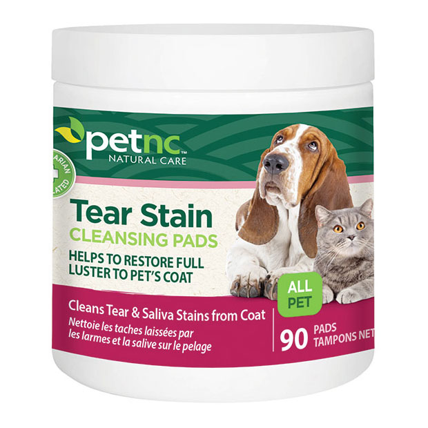PetNC Pet Tear Stain Cleansing Pads, 90 ct, 21st Century Animal HealthCare
