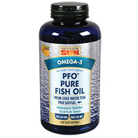Health From The Sun Omega-3 PFO Pure Fish Oil, 240 Softgels, Health From The Sun