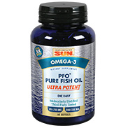 Omega-3 PFO Pure Fish Oil Ultra Potent, 60 Softgels, Health From The Sun