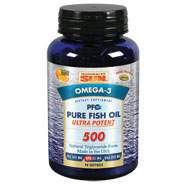 PFO Pure Fish Oil Ultra Potent 500, 90 Softgels, Health From The Sun