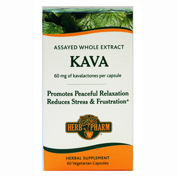 Herb Pharm Pharma Kava Caps, 60 Capsules, Herb Pharm