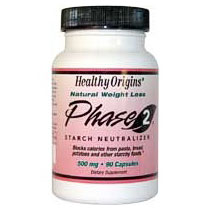 Phase 2 Starch Neutralizer 500 mg, 90 Capsules, Healthy Origins