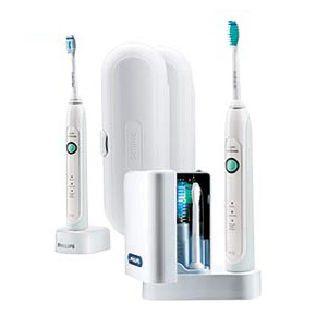 Philips Sonicare HealthyWhite Rechargeable Toothbrush with UV Sanitizer