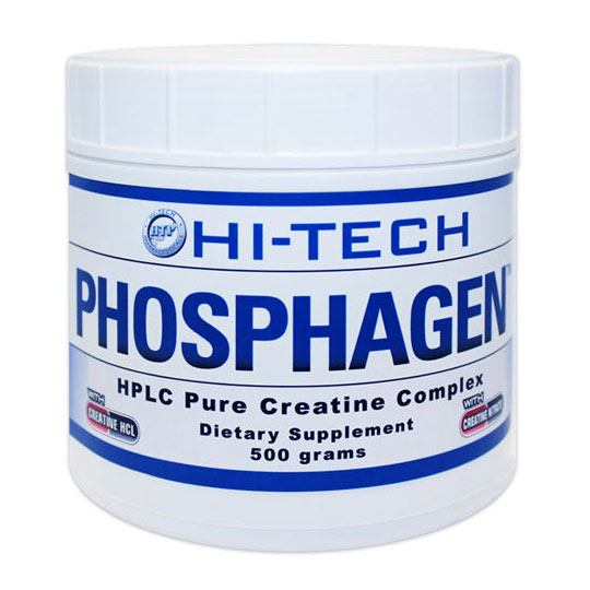 Phosphagen, HPLC Pure Creatine Complex, 500 g (33 Servings), Hi-Tech