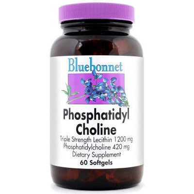 Phosphatidyl Choline 420 mg, 120 Softgels, Bluebonnet Nutrition