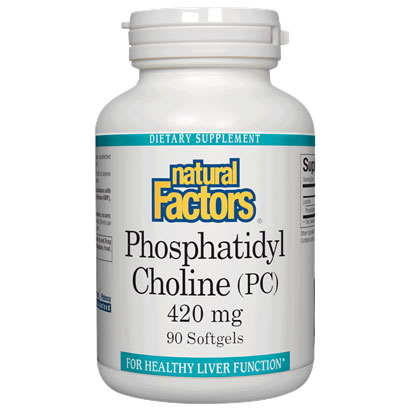 Natural Factors Phosphatidyl Choline 420mg 90 Softgels, Natural Factors