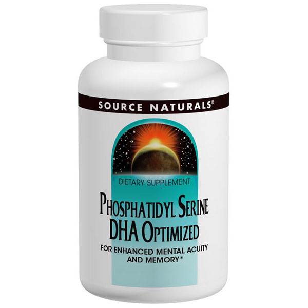 Source Naturals Phosphatidyl-Serine DHA Optimized, 30 Capsules, Source Naturals