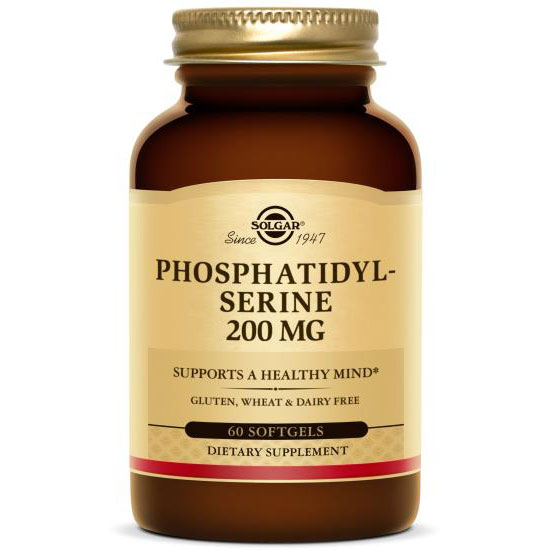 Phosphatidylserine 200 mg, 60 Softgels, Solgar