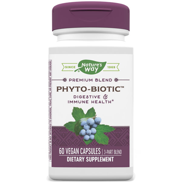 Enzymatic Therapy Phyto-Biotic, 60 Veg Capsules, Enzymatic Therapy