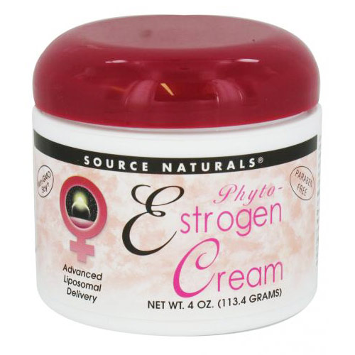 Phyto-Estrogen Cream (Phytoestrogen Cream) Liposome 4 oz from Source Naturals