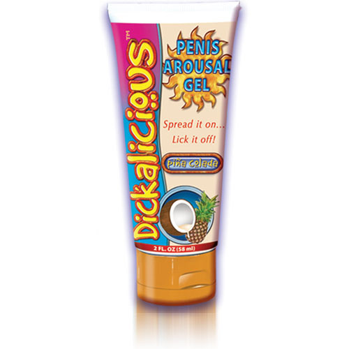 Hott Products Dickalicious Penis Arousal Gel - Pina Colada, 2 oz, Hott Products
