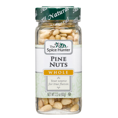 Pine Nuts, Whole, 2.2 oz x 6 Bottles, Spice Hunter
