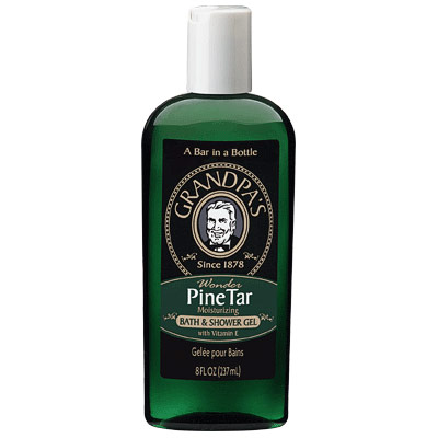 Grandpa's Brands Pine Tar Bath & Shower Gel, 8 oz, Grandpa's Brands