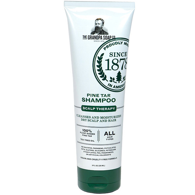 Pine Tar Shampoo, 8 oz, Grandpas Brands