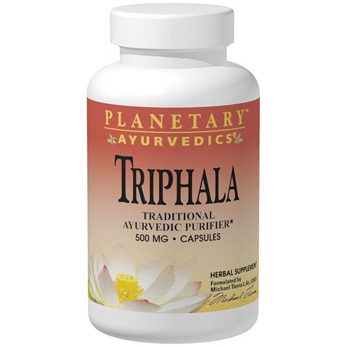 Planetary Ayurvedics Triphala 500 mg, 120 Capsules, Planetary Herbals