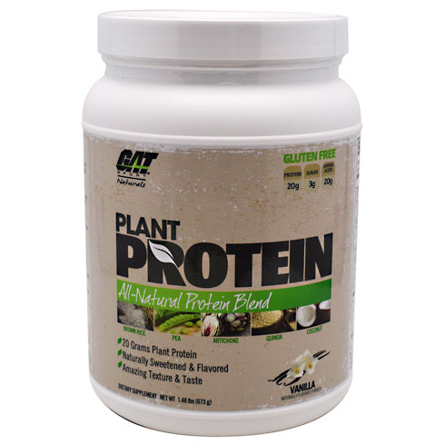 Plant Protein, All-Natural Blend, 1.48 lb (20 Servings), GAT Sport