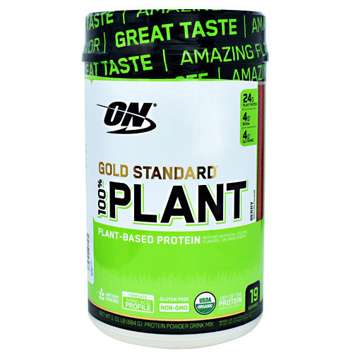 100% Plant Protein, Gold Standard, 1.5 lb, Optimum Nutrition