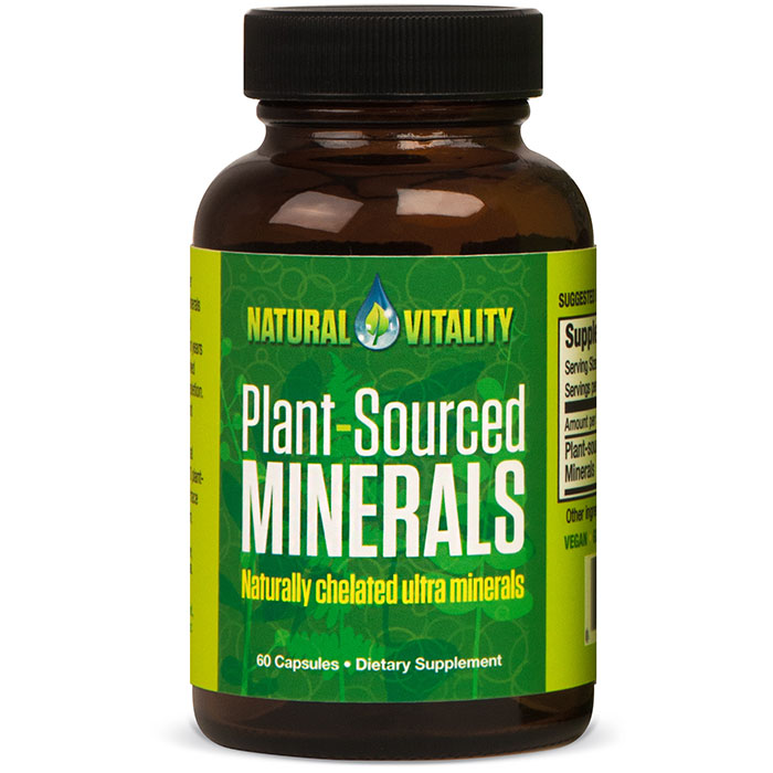Plant-Sourced Minerals, 60 Vegan Capsules, Natural Vitality