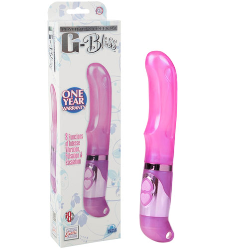 Platinum Edition G-Bliss Massager Vibrator, Pink, California Exotic Novelties