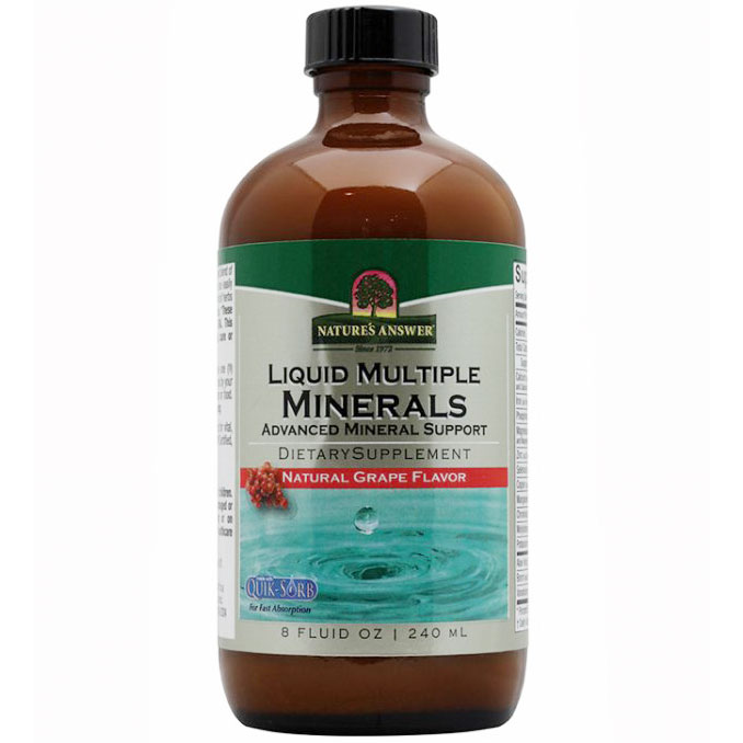 Nature's Answer Platinum Liquid Multiple Minerals (Multi-Mineral) 8 oz from Nature's Answer