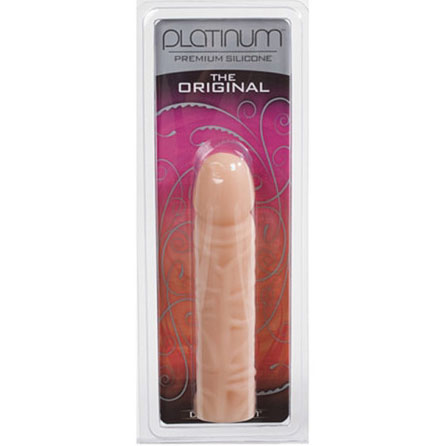 Doc Johnson Platinum Premium Silicone, The Original Dong, White, Doc Johnson