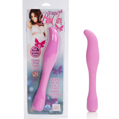 Playful Curve Massager Swirl 6.25 Inch, California Exotic Novelties