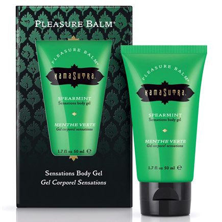 Kama Sutra Pleasure Balm Sensations Body Gel - Spearmint, 1.7 oz