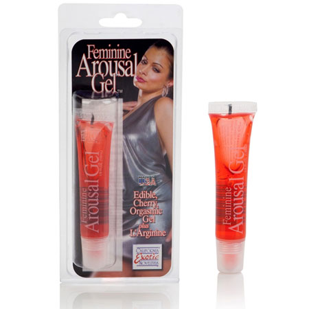 Feminine Arousal Gel - Cherry Flavor, 0.5 oz, California Exotic Novelties