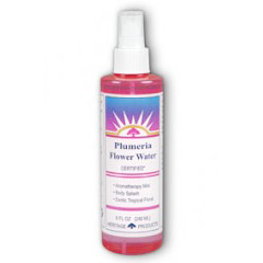 Flower Water Plumeria with Atomizer, 8 oz, Heritage Products