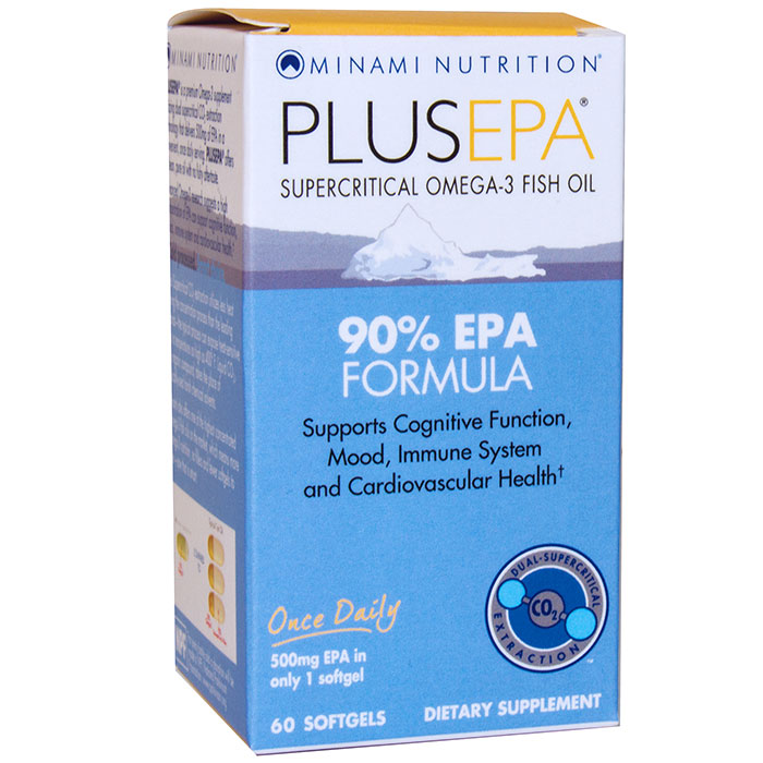 PlusEPA, 500 mg EPA, 60 Softgels, Minami Nutrition