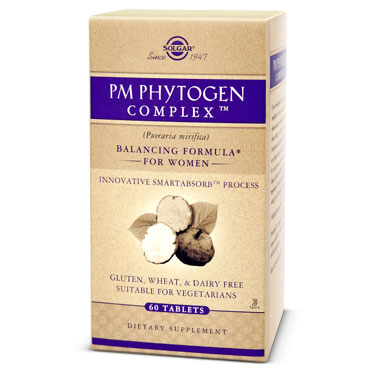 PM PhytoGen Complex (Pueraria mirifica), Platinum Edition, 60 Tablets, Solgar