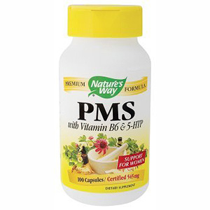 PMS with 5-HTP & Vitamin B-6 100 caps from Natures Way