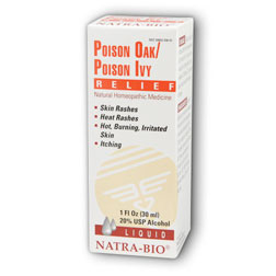 Poison Ivy & Oak Relief 1 fl oz, NatraBio (Natra-Bio)