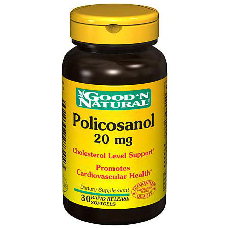 Good 'N Natural Policosanol 20 mg, 30 Softgels, Good 'N Natural