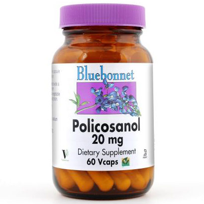 Policosanol 20 mg, 60 Vcaps, Bluebonnet Nutrition